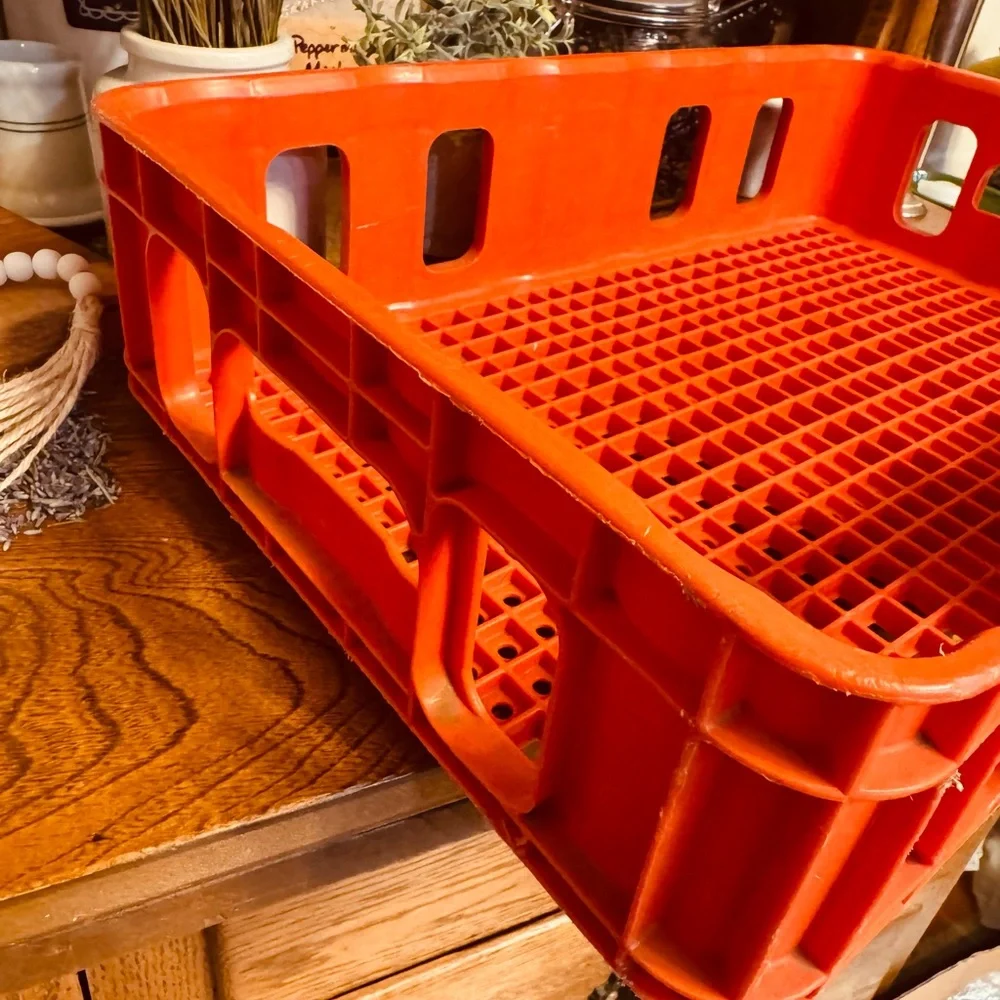 Coca-Cola The Swire Group Plastic Bright Red Vintage Storage Crate